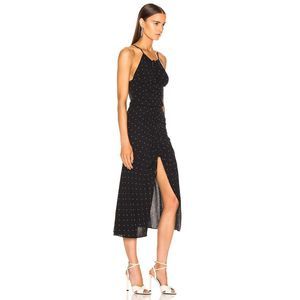alice mccall oscar ruched midi dress
